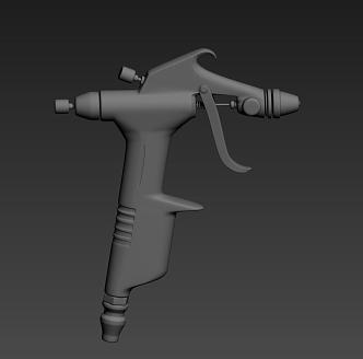 Modern spray gun 3d model