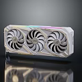 Modern graphics computer fan 3d model