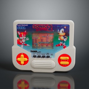 Game machine electronic chicken palm game machine hand game machine handheld game machine computer PC 3d model