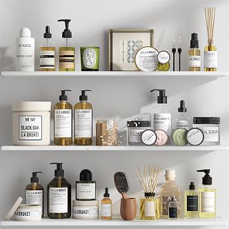 Bathroom Supplies Modern Toiletries 3d model