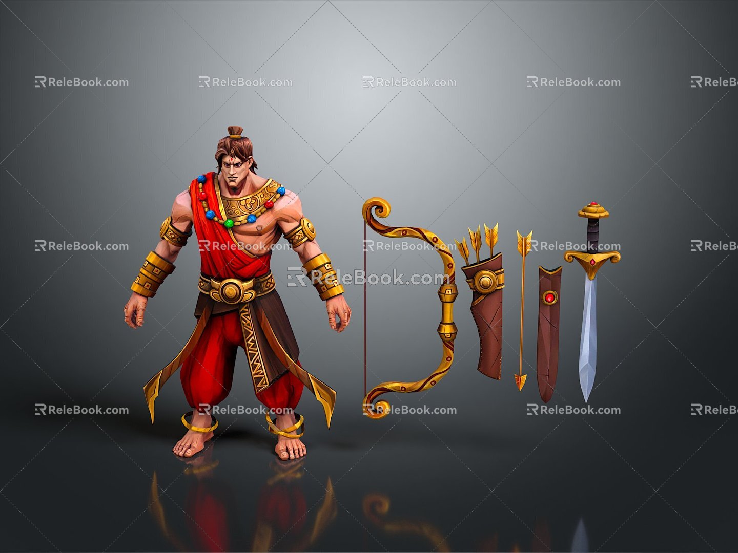 Ranger Ronin Swordsman Martial Arts Hunter Ancient Hunter Hero Assassin Killer Tramp 3d model