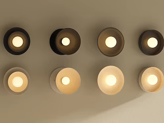 Middle Ancient Wall Lamp Modern Middle Ancient Wall Lamp Middle Ancient Wind Wall Lamp Round Wall Lamp Disc Wall Lamp Gypsum Wall Lamp 3d model