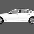 White BMW Luxury Sedan With Sleek Exterior Design And Modern Features