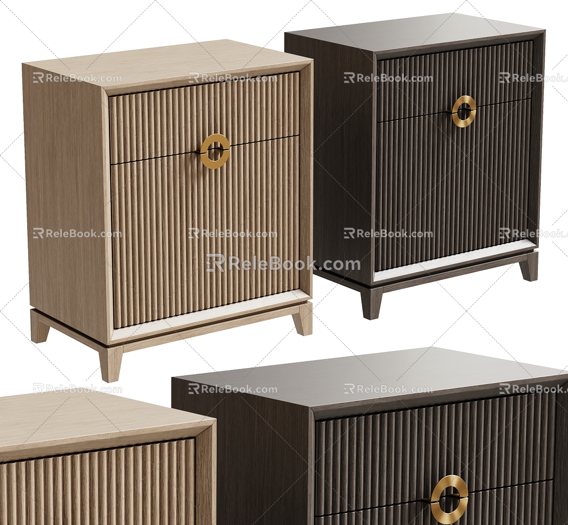 Decorative Cabinet Side Cabinet 3d model