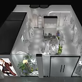 Hesini Clothing Store Front With Glass Window Display And Fashion Mannequins