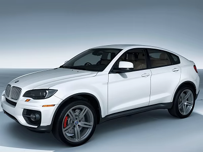 Modern White Sports SUV With Sleek Body Lines Alloy Wheels And Red Brake Calipers 3d model