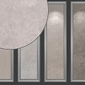 Decorative Components Featuring Textured Panels In Neutral Tones With Frames 3d model