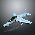 Silver Scale Model Fighter Jet Aircraft With Detailed Cockpit And Wings