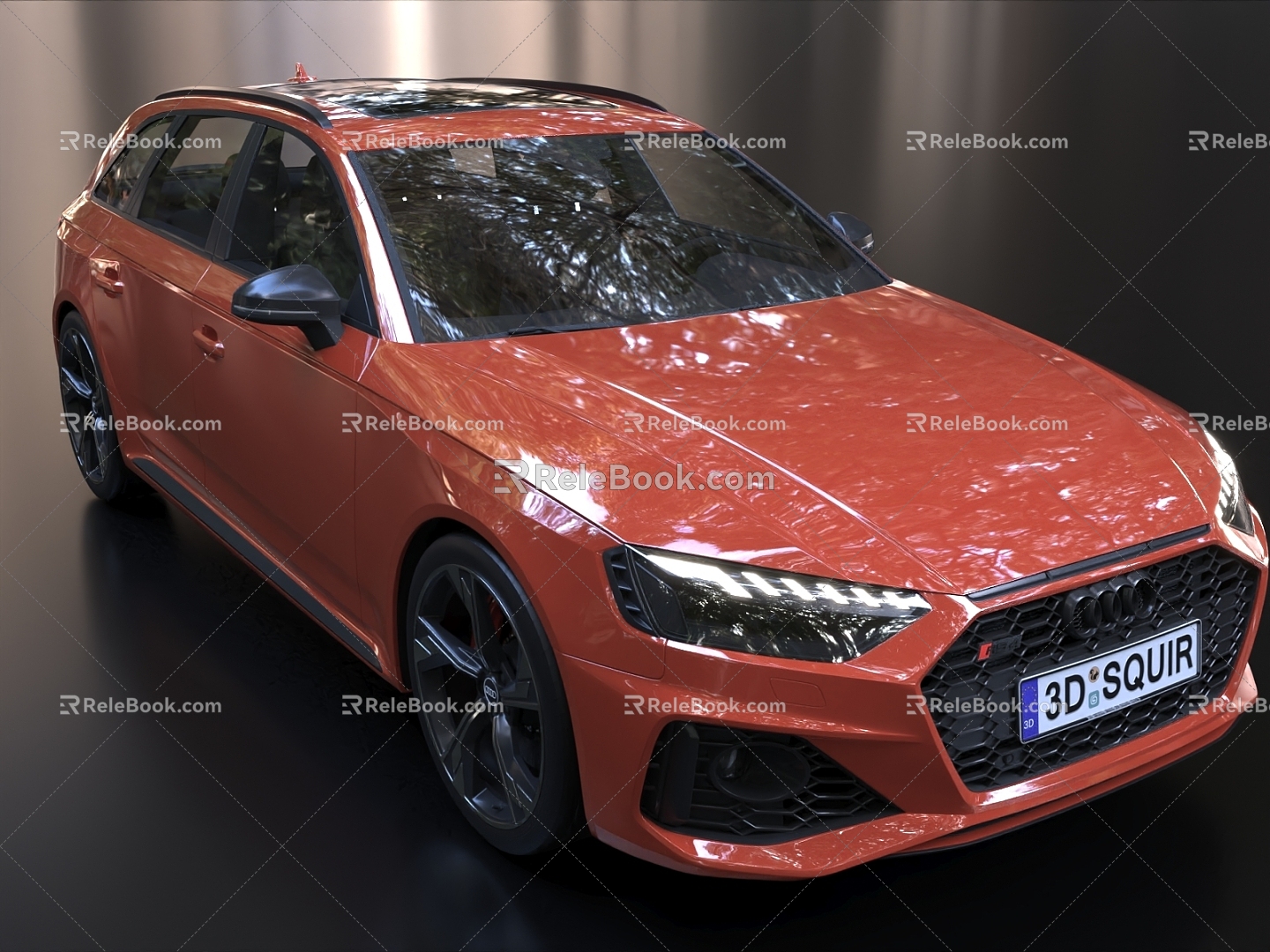 Audi RS4 Audi Car Audi Sedan Avant 3d model