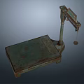 Old Style Industrial Weighing Scale Tool for Manufacturing Quality Measurement