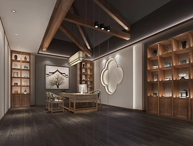 New Chinese Office 3d model