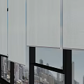 Modern roller shutter office roller shutter floor-to-ceiling window roller shutter roller shutter curtain 3d model