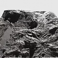 3D Natural Terrain Model Showcasing Mountainous Valleys Textured Surface And Geographical Features