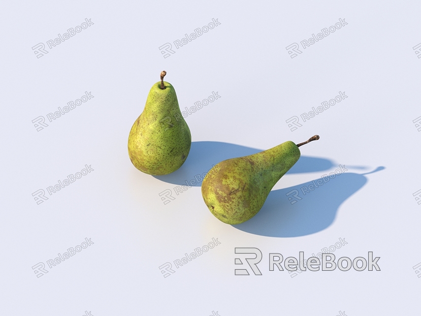 Pear Fruit Avocado Duck Pear Fragrant Pear model