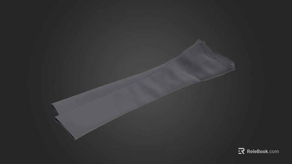 Modern Train Station With Gray Long Platform Structure And Design Elements 3d model