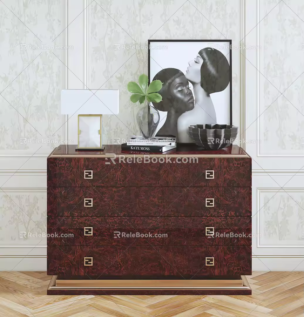Modern Bucket Sideboard 3d model