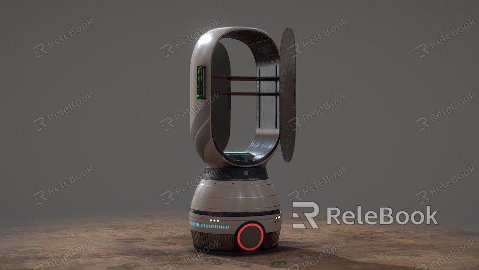 Modern robot robot assistant model