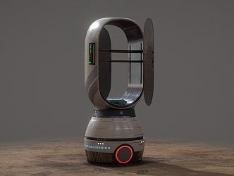 Modern robot assistant 3d model