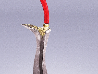 Knife Scimitar Weapon Cold Weapon Blade European Fighting model