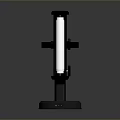 Game Movie Character With Black Mechanical Robotic Arm And White Cylindrical Component Design
