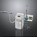 Advanced Clinical Medical Equipment With Display Screen IV Infusion Stand And Treatment Probe