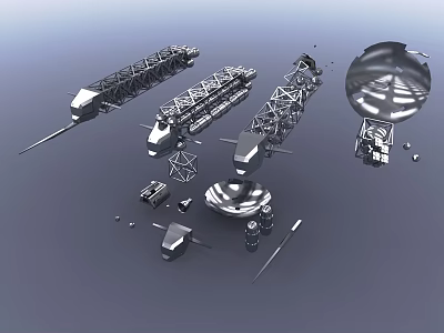 Essential Hardware Tools Collection Including Wrenches Screwdrivers Pliers Bolts Nuts And Metal Fasteners 3d model