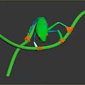 Frog Poison Frog Game Frog Reptile Cold Blooded Animal Reptile 3d model