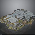 Natural Wood Stone Material With Colorful Cracked Surface And Unique Texture For Decoration