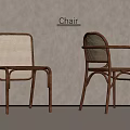 Stylish Wooden Wicker Chairs With Classic Design For Modern Interior