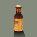 Medical Instrument Brown Bottle With Cork Stopper For Liquid Medical Use