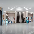 Modern Clothing Store Interior With Fashion Apparel Display Shelves And Bright Lighting