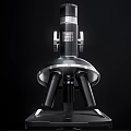 Advanced Medical Microscope With LED Illumination For Professional Laboratory Research Use 3d model