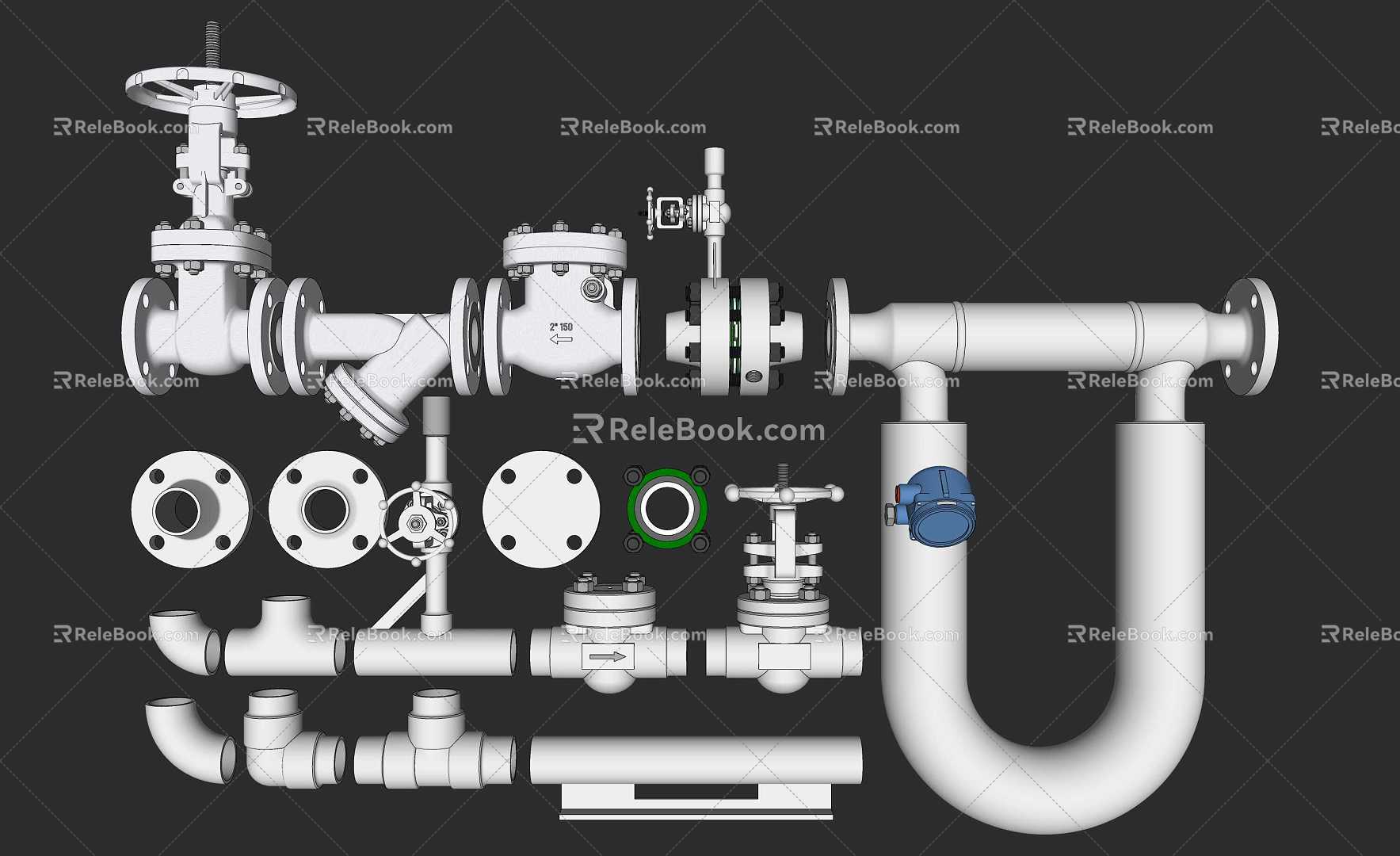 modern pipeline valve model