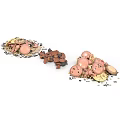 Intricate Handcrafted Sculpture Carving Artworks With Wooden Stone And Clay Details