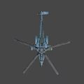 Advanced Military Attack Helicopter With Rotors Missiles And Combat Equipment
