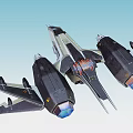 Advanced Military Fighter Jet With Sleek Aerodynamic Design Twin Engines And Futuristic Cockpit