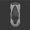 Silver Sleek Sports Car With Modern Exterior Black Roof And Alloy Wheels