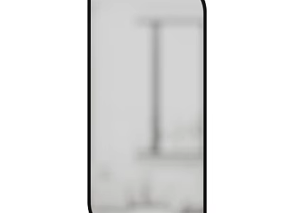 Modern Wall Mirror With Simple Frame Design For Home Interior Decoration 3d model