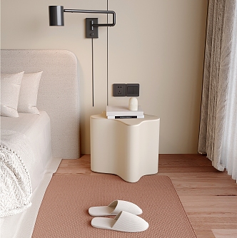 Modern bedside table 3d model