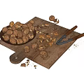 Modern Walnut 3d model