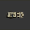 Bulletproof Car Armed Jeep Armed Car Armed Bulletproof Car Military Jeep Off-road Jeep Humvee 3d model