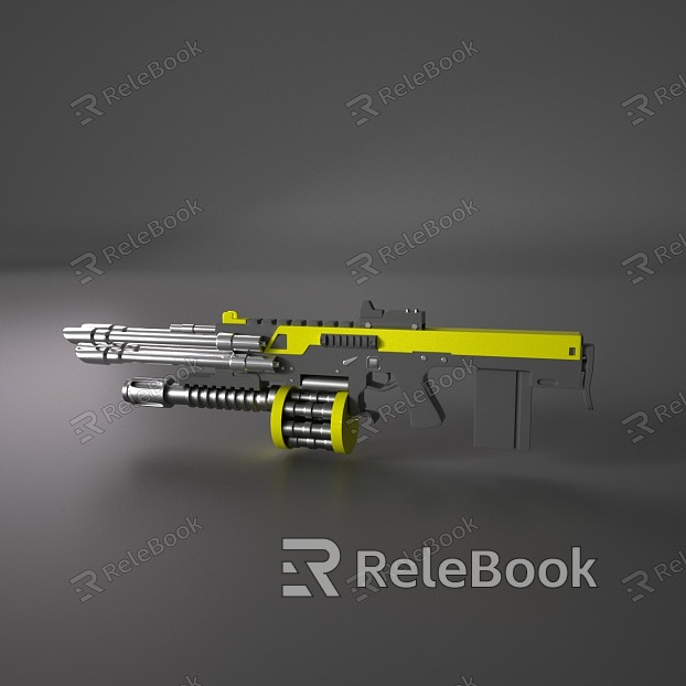 Pistol Revolver Weapons model