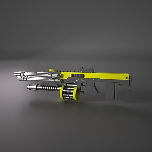 Pistol Revolver Weapons 3d model