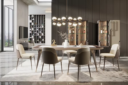 Modern Restaurant 3d model