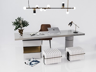 Modern Office Desk and Chair Desk and Chair Office Desk and Chair model