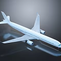 Modern White Commercial Airliner With Twin Engines Sleek Fuselage And Reflection On Dark Background