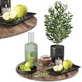 Modern fruit food ornaments kitchen food furnishings 3d model