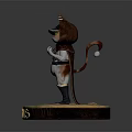 Cyrus Cat Eared Game Character with Cape and Boots from CATN2 Series