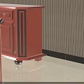 Office Desk Combination Furniture Series 3D Models Set in Modern Design