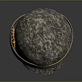 Camouflage Military Helmet with Bullets Attached on Side and Adjustable Straps with Chin Support